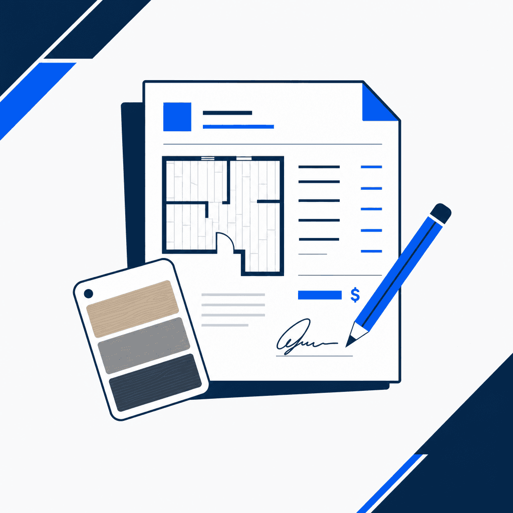 Quote & Design process illustration